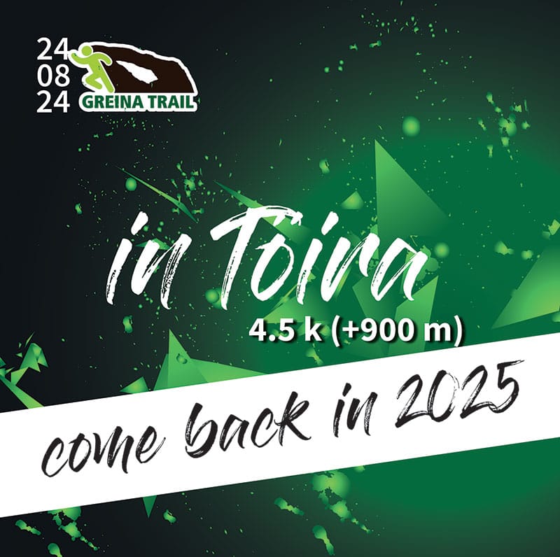 In Toira Greina Trail Come Back in 2025