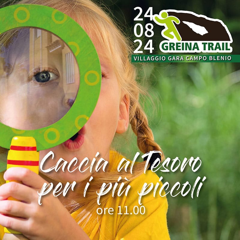 caccia al tesoro greina trail 2024
